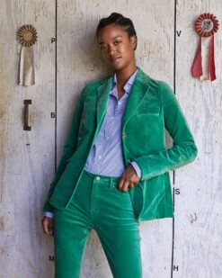 Sarah Jacket In Apple Stretch Velveteen 19 Sarah Jacket In Apple Stretch Velveteen -HERNO || ULLA JOHNSON || A.P.C. Shop M F23 CATALOG DROP 2 PDP 14 9646e474 e8f7 40f9 b370 232d00bbdd00