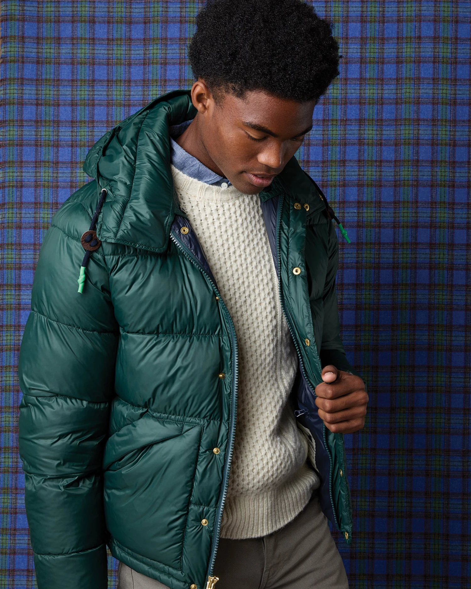 Aran Sweater In Ivory Wool/Baby Alpaca Blend 3 Aran Sweater In Ivory Wool/Baby Alpaca Blend - Image 3