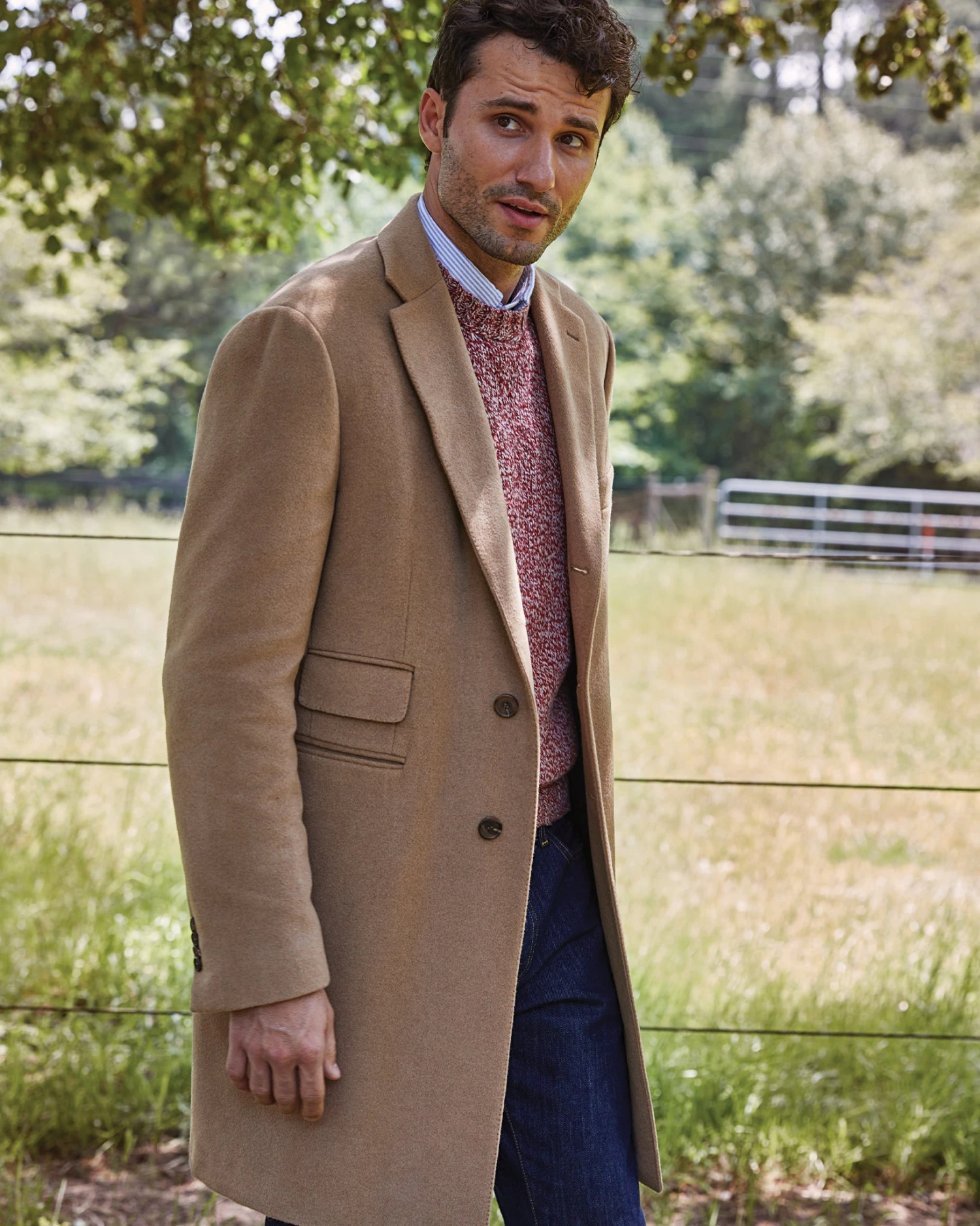 Kincaid No. 3 Topcoat In Camel Hair 2 Kincaid No. 3 Topcoat In Camel Hair - Image 2