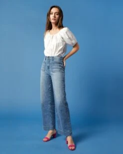 Column Patch Pocket Jean In 7-Year Indigo Stretch Denim 15 Column Patch Pocket Jean In 7-Year Indigo Stretch Denim -HERNO || ULLA JOHNSON || A.P.C. Shop Page 51 D1