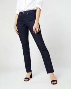 Straight Leg 5-Pocket Jean In Indigo Stretch Denim -HERNO || ULLA JOHNSON || A.P.C. Shop S30765 1984