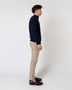 Half-Zip Sweater In Navy Cashmere 11 Half-Zip Sweater In Navy Cashmere -HERNO || ULLA JOHNSON || A.P.C. Shop S34285 5