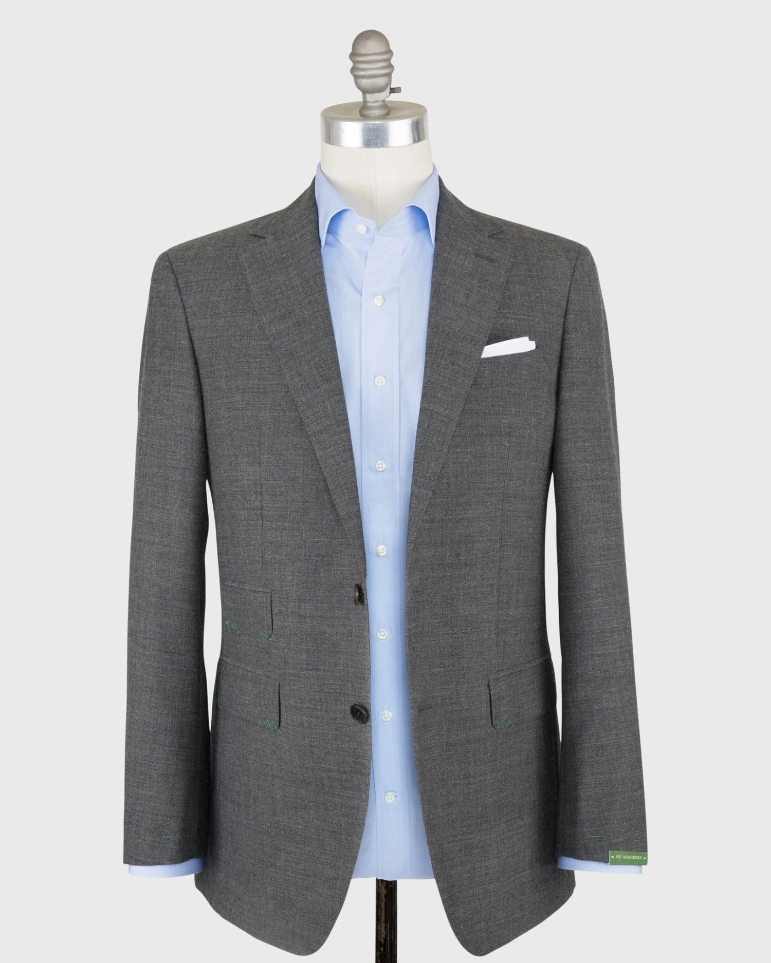 Kincaid No. 3 Suit In Mid-Grey High-Twist 3 Kincaid No. 3 Suit In Mid-Grey High-Twist - Image 3