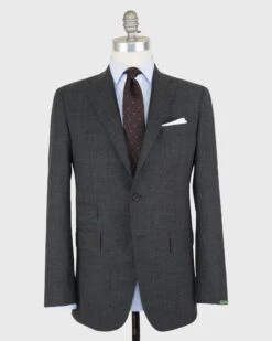 Kincaid No. 3 Suit In Charcoal High-Twist