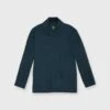 Field Jacket In Navy Waxed Cotton