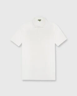 Rally Polo Sweater In Chalk Cotton