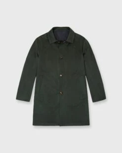 Peak Reversible Coat In Green/Navy