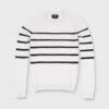 A.P.C. Cordelia Sweater In Chalk/Navy
