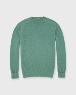 Classic Crewneck Sweater In Lovat Cashmere