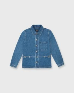 A.P.C. Dina Jacket In Washed Indigo
