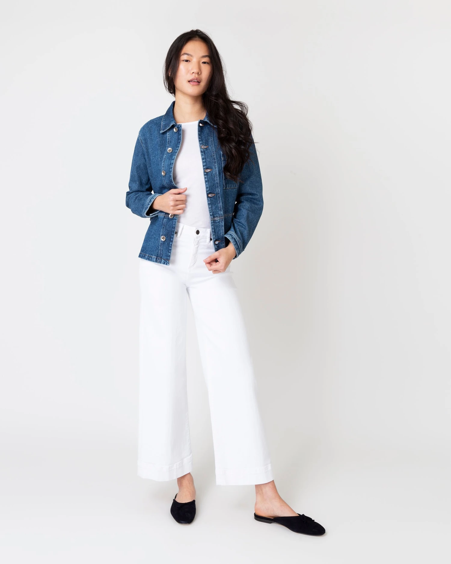 A.P.C. Dina Jacket In Washed Indigo 2 A.P.C. Dina Jacket In Washed Indigo - Image 2