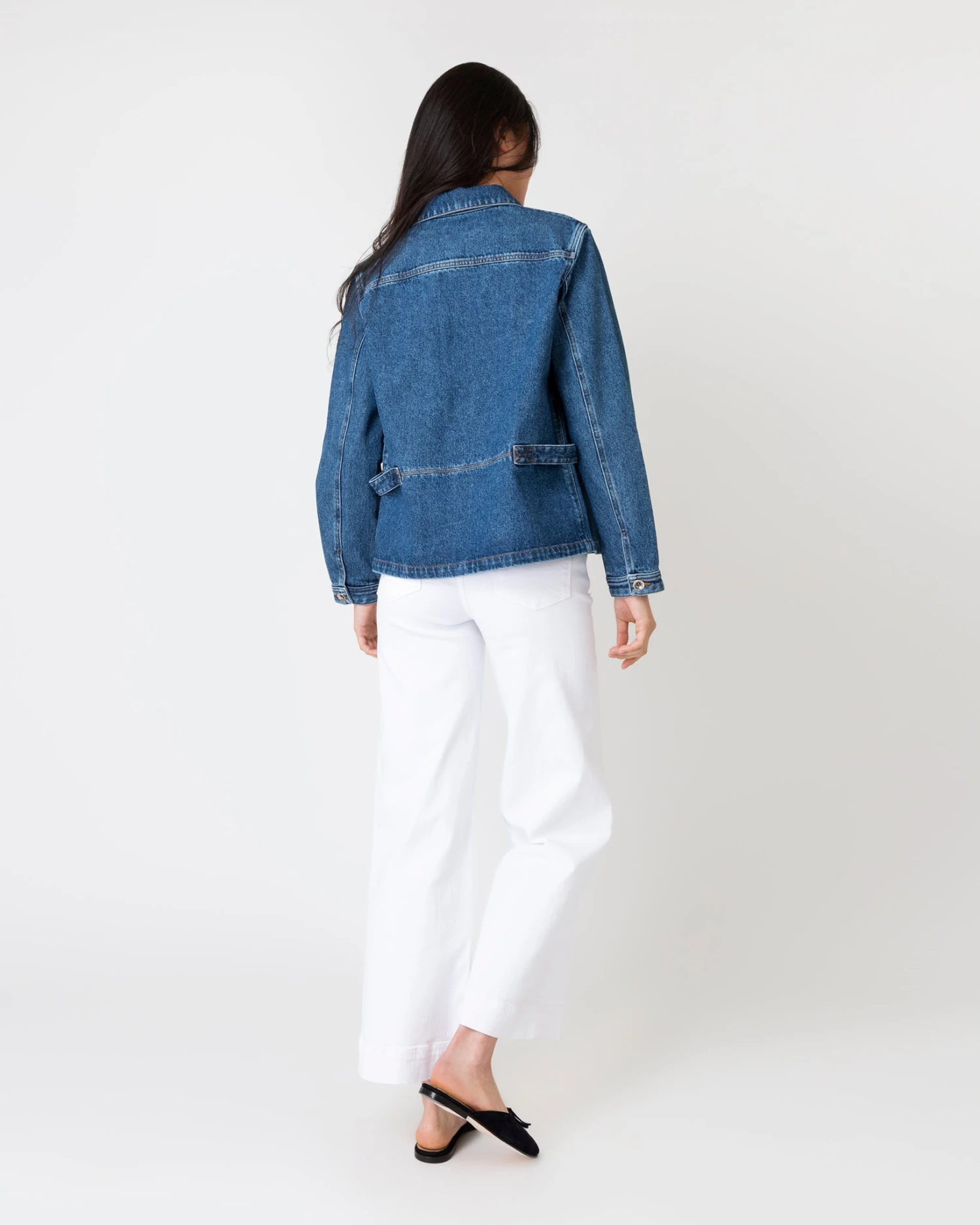 A.P.C. Dina Jacket In Washed Indigo 5 A.P.C. Dina Jacket In Washed Indigo - Image 5