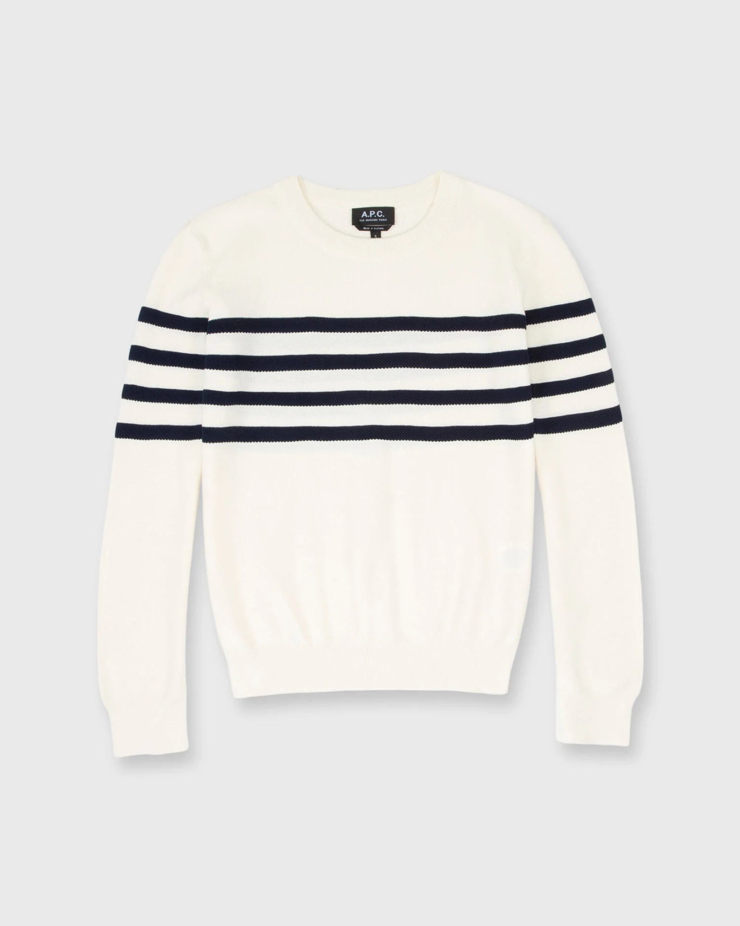 A.P.C. Ariane Sweater In Ecru 1 A.P.C. Ariane Sweater In Ecru