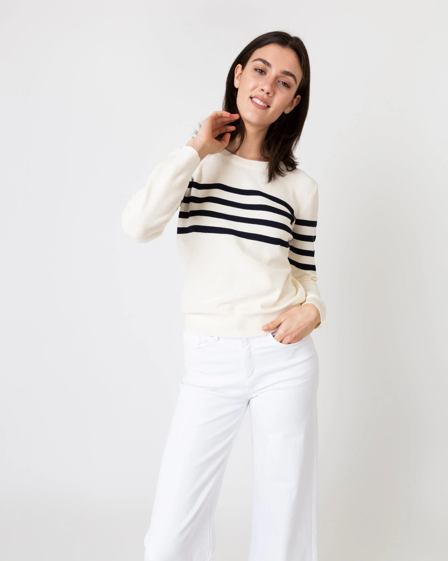 A.P.C. Ariane Sweater In Ecru 5 A.P.C. Ariane Sweater In Ecru - Image 5