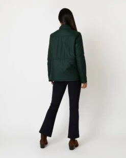 Quilted M65 Jacket In Forest Flannel 14 Quilted M65 Jacket In Forest Flannel -HERNO || ULLA JOHNSON || A.P.C. Shop S64874 5