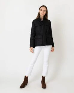 Quilted M65 Jacket In Charcoal Flannel 11 Quilted M65 Jacket In Charcoal Flannel -HERNO || ULLA JOHNSON || A.P.C. Shop S64878 3