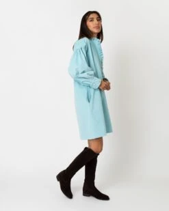 Adaline Dress In Skyline Stretch Cord 10 Adaline Dress In Skyline Stretch Cord -HERNO || ULLA JOHNSON || A.P.C. Shop S64883 4