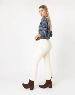 Flare Cropped 5-Pocket Pant In Ivory Stretch Cord 7 Flare Cropped 5-Pocket Pant In Ivory Stretch Cord -HERNO || ULLA JOHNSON || A.P.C. Shop S64911 3 1805379a 10a6 4b2f bf69 079e10071eb5