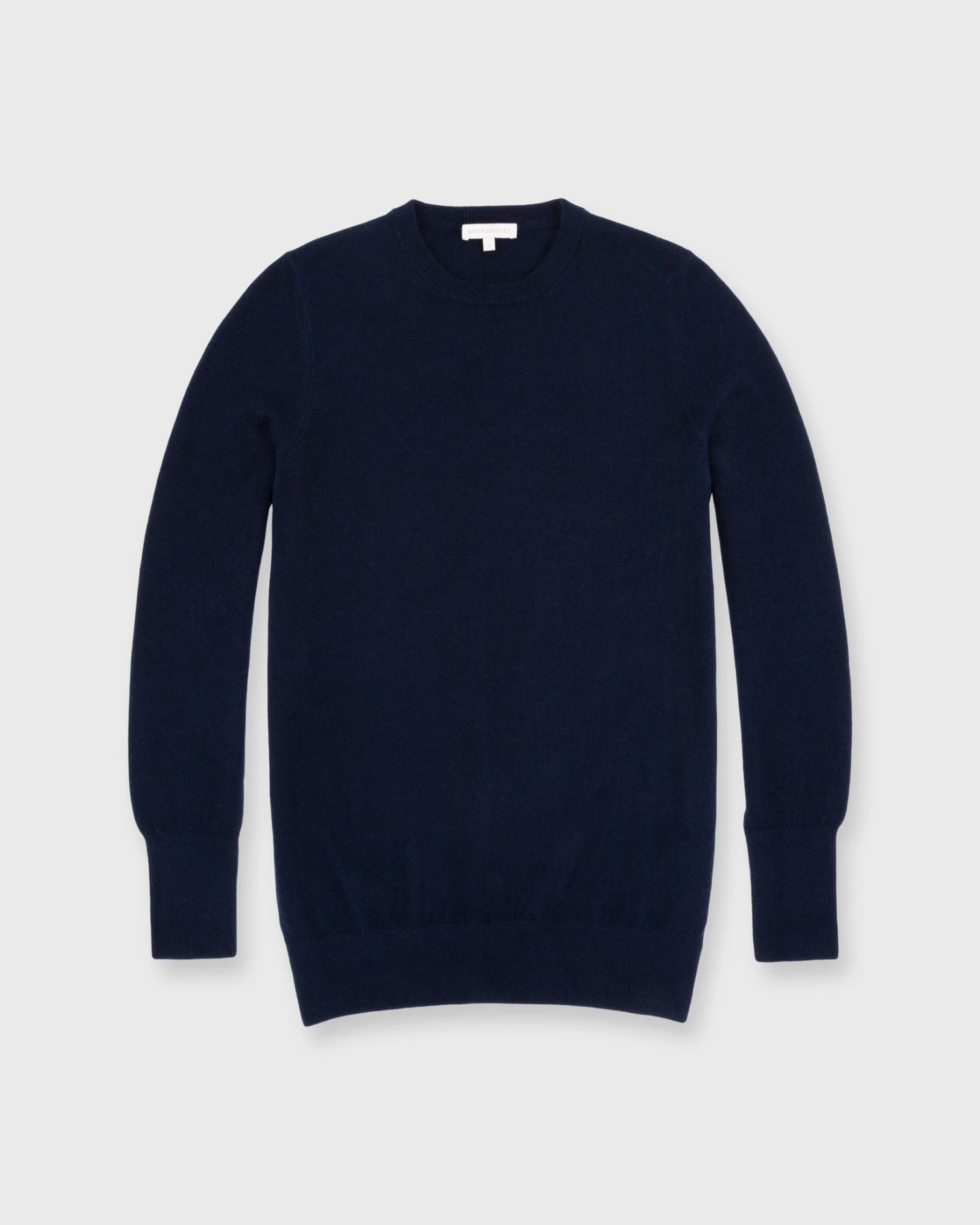 Cydney Boyfriend Crewneck Sweater In Navy Cashmere 1 Cydney Boyfriend Crewneck Sweater In Navy Cashmere