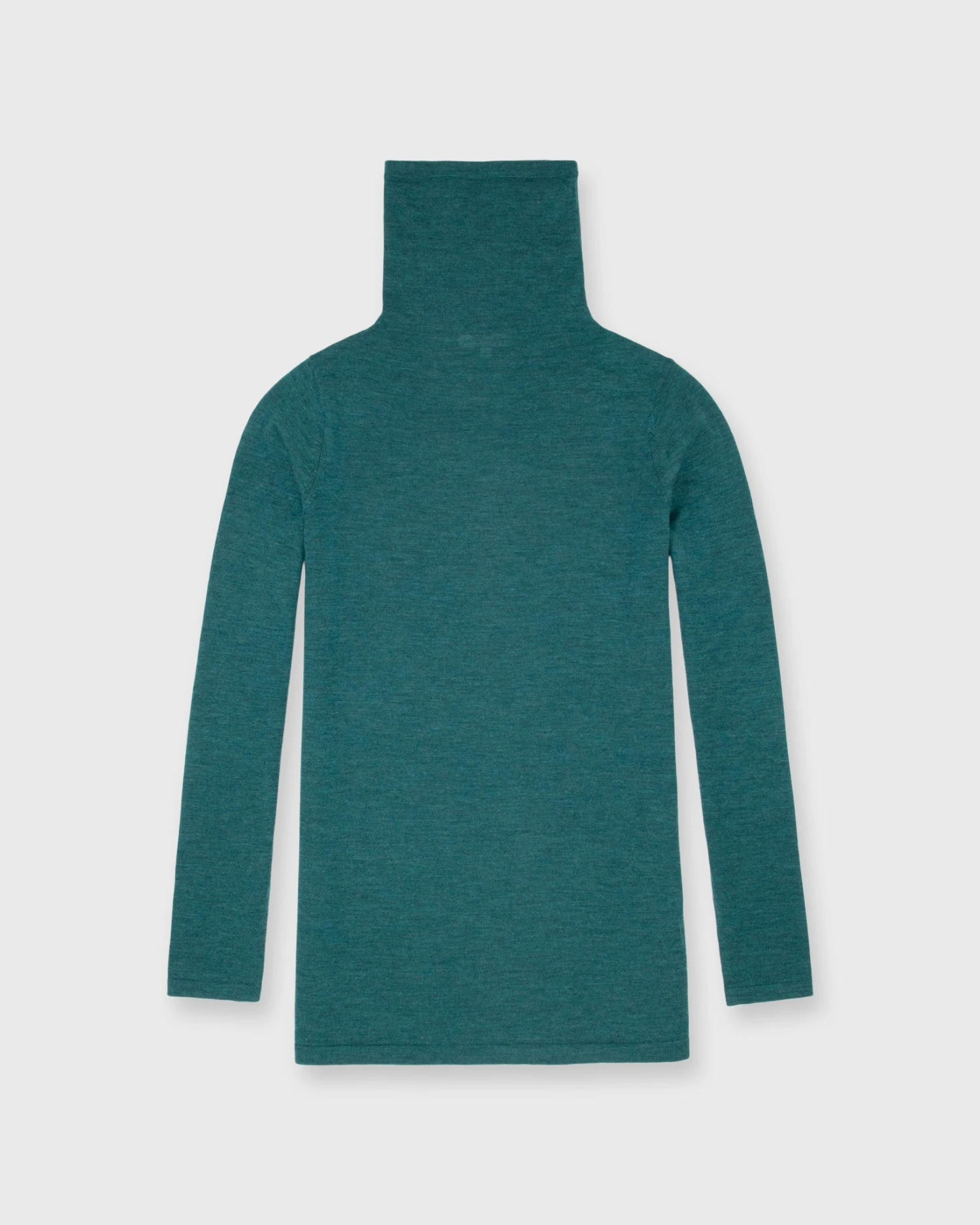 Superfine Funnel-Neck Sweater In Highland Green Cashmere 1 Superfine Funnel-Neck Sweater In Highland Green Cashmere