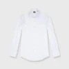 Western Work Shirt In White Poplin