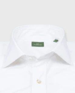 Western Work Shirt In White Poplin -HERNO || ULLA JOHNSON || A.P.C. Shop S66436 3