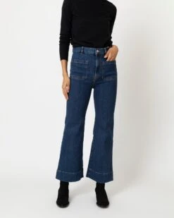 St Monica Cropped Jean In Vintage 95 -HERNO || ULLA JOHNSON || A.P.C. Shop S69257 5