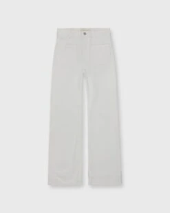 St Monica Cropped Jean In Natural White