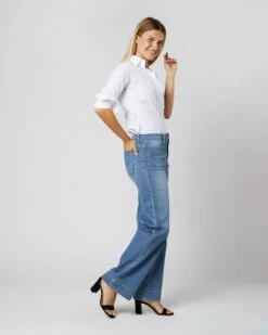 Column Patch Pocket Jean In 7-Year Indigo Stretch Denim 13 Column Patch Pocket Jean In 7-Year Indigo Stretch Denim -HERNO || ULLA JOHNSON || A.P.C. Shop S70239 124