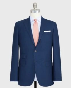 Virgil No. 3 Suit In Blue Tropical Wool