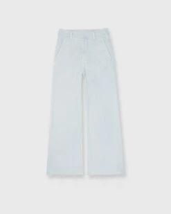 The Roller Crop Prep Fray Jean In Ballad Blue