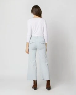 The Roller Crop Prep Fray Jean In Ballad Blue -HERNO || ULLA JOHNSON || A.P.C. Shop S70805 4164