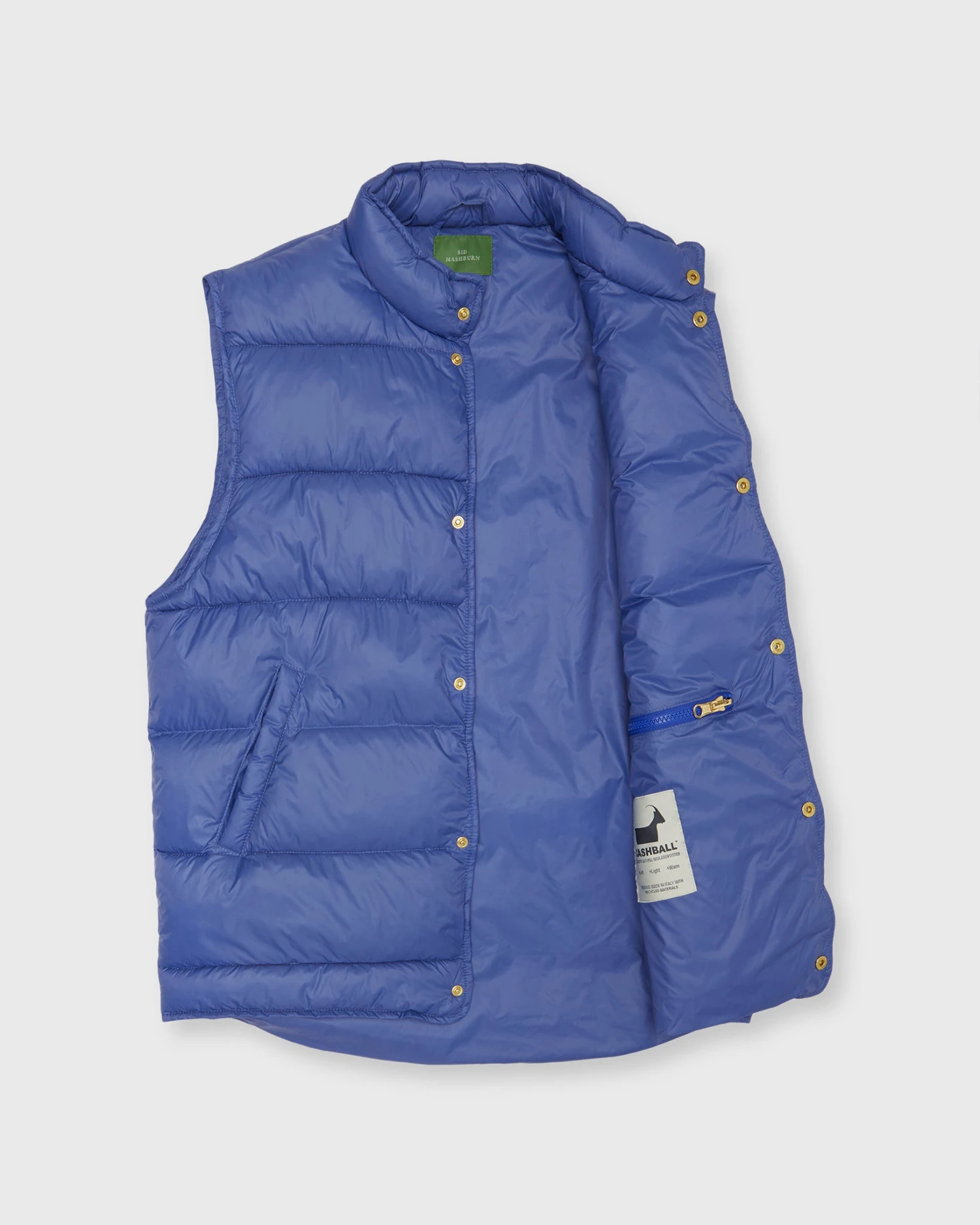 Cashball Traveler's Vest In Cornflower Nylon 3 Cashball Traveler's Vest In Cornflower Nylon - Image 3