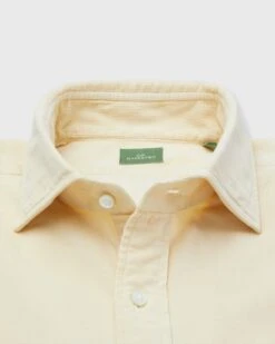 Spread Collar Sport Shirt In Straw Corduroy 5 Spread Collar Sport Shirt In Straw Corduroy -HERNO || ULLA JOHNSON || A.P.C. Shop S71056 47 copy