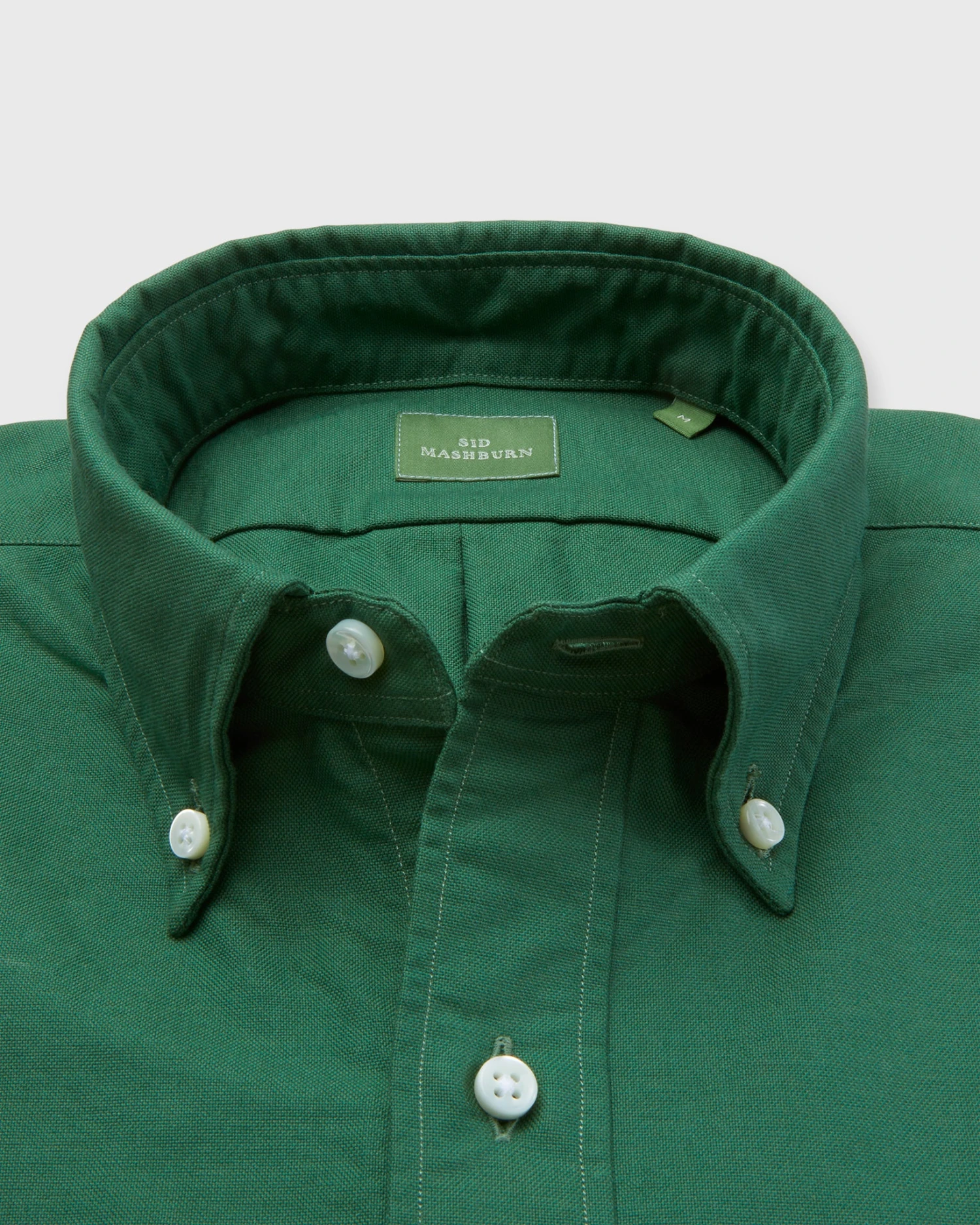 Button-Down Sport Shirt In Green Oxford 2 Button-Down Sport Shirt In Green Oxford - Image 2