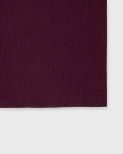 Long-Sleeved Rally Polo Sweater In Plum Cotton/Cashmere -HERNO || ULLA JOHNSON || A.P.C. Shop S71072 63 2
