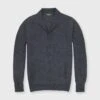 Baja Sweater In Grey Wool/Cotton Blend