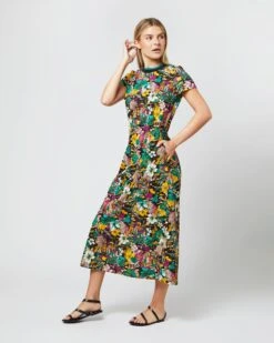 Sporty Swing Dress In Temples Jersey -HERNO || ULLA JOHNSON || A.P.C. Shop S71135 115