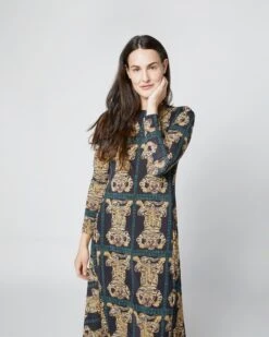 Drifter Dress In Tiger Tiles Black Jersey 11 Drifter Dress In Tiger Tiles Black Jersey -HERNO || ULLA JOHNSON || A.P.C. Shop S71140 330