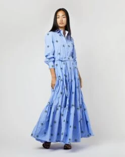 Bellini Dress In Third Eye Embroidered Popeline -HERNO || ULLA JOHNSON || A.P.C. Shop S71231 889