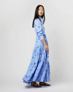 Bellini Dress In Third Eye Embroidered Popeline -HERNO || ULLA JOHNSON || A.P.C. Shop S71231 899