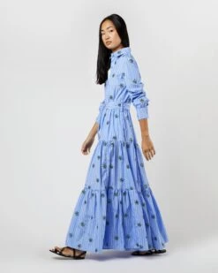 Bellini Dress In Third Eye Embroidered Popeline -HERNO || ULLA JOHNSON || A.P.C. Shop S71231 923