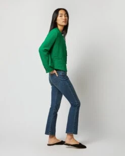 Megan Cardigan Jacket In Green Bouclé Tweed 16 Megan Cardigan Jacket In Green Bouclé Tweed -HERNO || ULLA JOHNSON || A.P.C. Shop S71409 3342