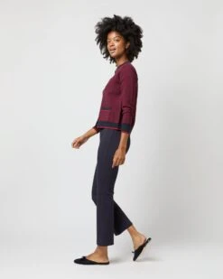 Katie Cardigan In Bordeaux Cotton/Cashmere 12 Katie Cardigan In Bordeaux Cotton/Cashmere -HERNO || ULLA JOHNSON || A.P.C. Shop S71422 1806