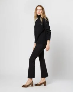 Marie Funnel-Neck Sweater In Black Cashmere -HERNO || ULLA JOHNSON || A.P.C. Shop S71431 3123