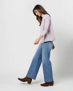 Elsey Funnel-Neck Sweater In Blossom Cashmere -HERNO || ULLA JOHNSON || A.P.C. Shop S71438 3784