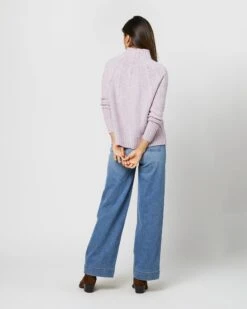 Elsey Funnel-Neck Sweater In Blossom Cashmere -HERNO || ULLA JOHNSON || A.P.C. Shop S71438 3857