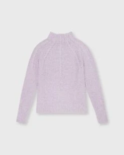Elsey Funnel-Neck Sweater In Blossom Cashmere
