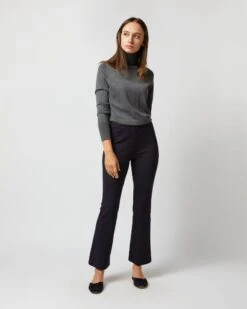 Alida Turtleneck Sweater In Thunder Cashmere -HERNO || ULLA JOHNSON || A.P.C. Shop S71440 1341