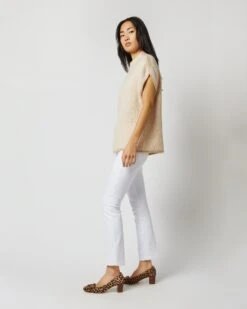 Athena Sweater In Ivory/Oatmeal/Pale Pink Cashmere 18 Athena Sweater In Ivory/Oatmeal/Pale Pink Cashmere -HERNO || ULLA JOHNSON || A.P.C. Shop S71442 4811